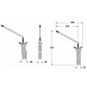 SUPPORTO DI FISSAGGIO BARBECUE
