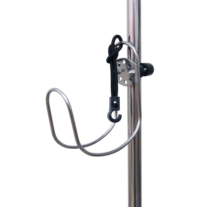 SUPPORTO INOX PER ANULARE a parete oppure su tubo Ø mm. 22/25