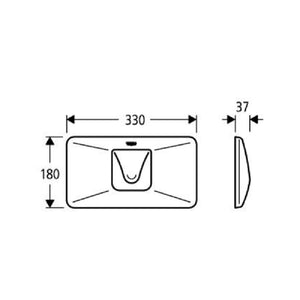 Placca grohe colani cassetta incasso bianca wc pulsantiera