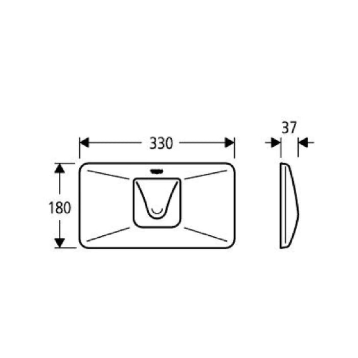 Placca grohe colani cassetta incasso bianca wc pulsantiera