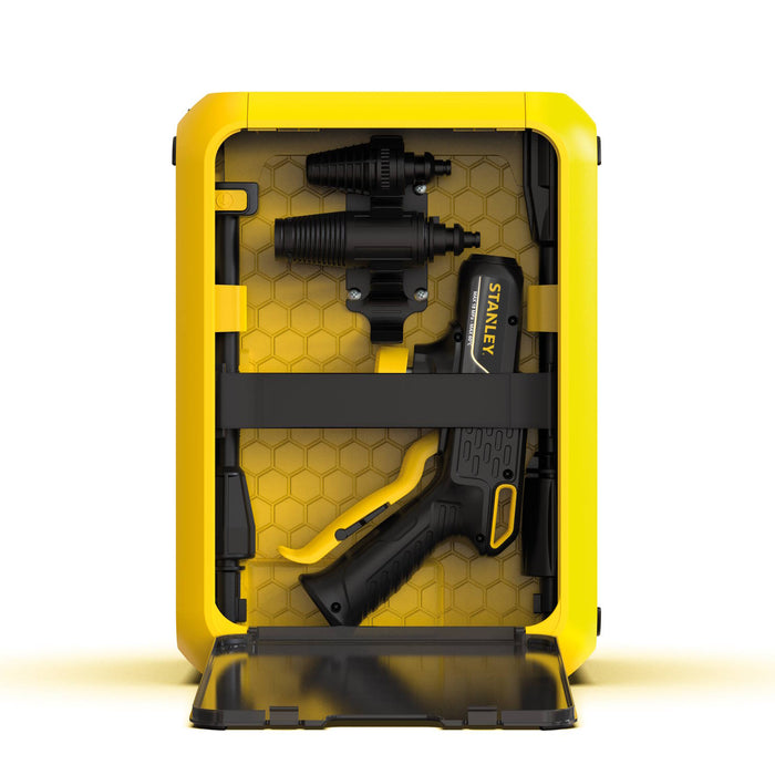 Stanley Idropulitrice SXPW19CP, Compatta, ad Alta Pressione, per Auto ed Esterni Casa, con Lavapavimenti, Pressione max. 150 bar, Portata max. 460 l/h, Potenza Assorbita 1900 W