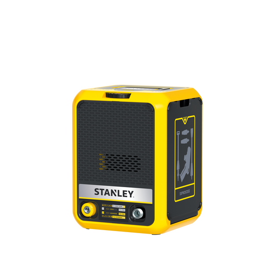 Stanley Idropulitrice SXPW25CDSS, Compatta, ad Alta Pressione, per Auto ed Esterni Casa, con Doppia Velocità, Pressione max. 180 bar, Portata max. 500 l/h, Potenza Assorbita 2500 W