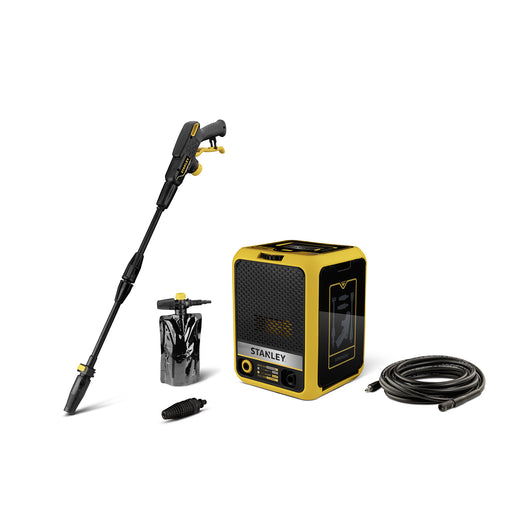 Stanley Idropulitrice SXPW25CDSS, Compatta, ad Alta Pressione, per Auto ed Esterni Casa, con Doppia Velocità, Pressione max. 180 bar, Portata max. 500 l/h, Potenza Assorbita 2500 W