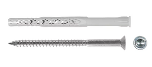 SXRL 10X160 WT ls FISCHER - TASSELLO PROLUNGATO IN NYLON CON VITE A TESTA SVASATA PIANA ED IMPRONTA TORX