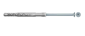 SXRL 10X200 T FISCHER - TASSELLO PROLUNGATO IN NYLON CON MARCATURA CE CON VITE PREMONTATA T.S.P. IMPRONTA TORX