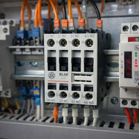 Relè ausiliario ge power rl4ra022t5 2na 2nc 220v ac guida din