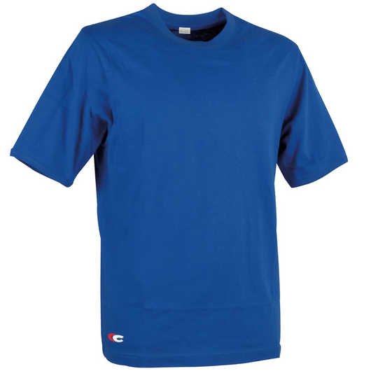 T-shirt zanzibar manica corta colore blu royal 100% cotone traspirante leggera *** misura medium - m, confezione 1
