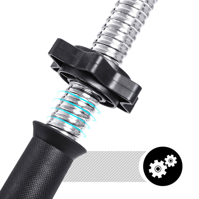 Kit manubri bodybuilding con peso regolabile con barra di estensione aggiuntiva 10 kg 20 kg per uomini e donne aumento di massa bodybuilding a casa 1 paio 12_0002030