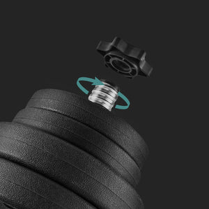 Set di manubri con peso regolabile con barra di estensione aggiuntiva 20 kg 30 kg bodybuilding 12_0006117