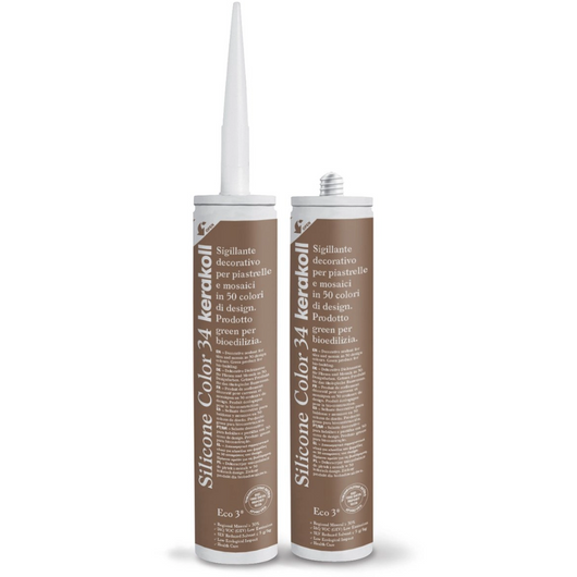 Silicone sigillante decorativo piastrelle mosaici giunture fughe colorato 310 ml *** colore- n 34, confezione 1