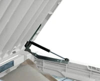 Baule da Giardino Brightwood, 454L, Effetto Legno, Bianco, 145x69,7x60,3H cm