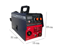 Saldatrice MIG a filo continuo NO GAS 120A MMA elettrodo + bobina 0.5KG Art. 350