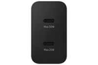 Samsung Caricabatteria Super Fast Charging (50W) con doppia porta USB-C e con cavo USB-C to USB-C