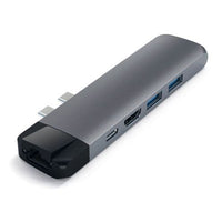 Satechi Type-C Pro Hub With Ethernet & 4K HDMI Space grigio