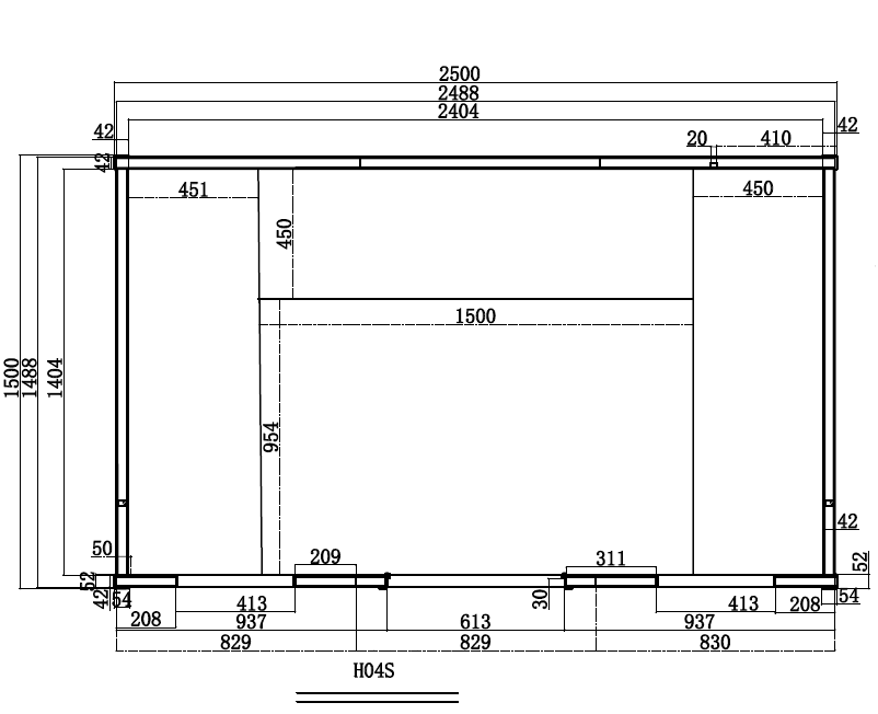 Sauna Infrarossi 4 posti, Tetto Tegole Canadesi, Cromoterapia 285x185cm H220cm Husba