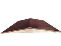 Sauna Infrarossi 4 posti, Tetto Tegole Canadesi, Cromoterapia 285x185cm H220cm Husba