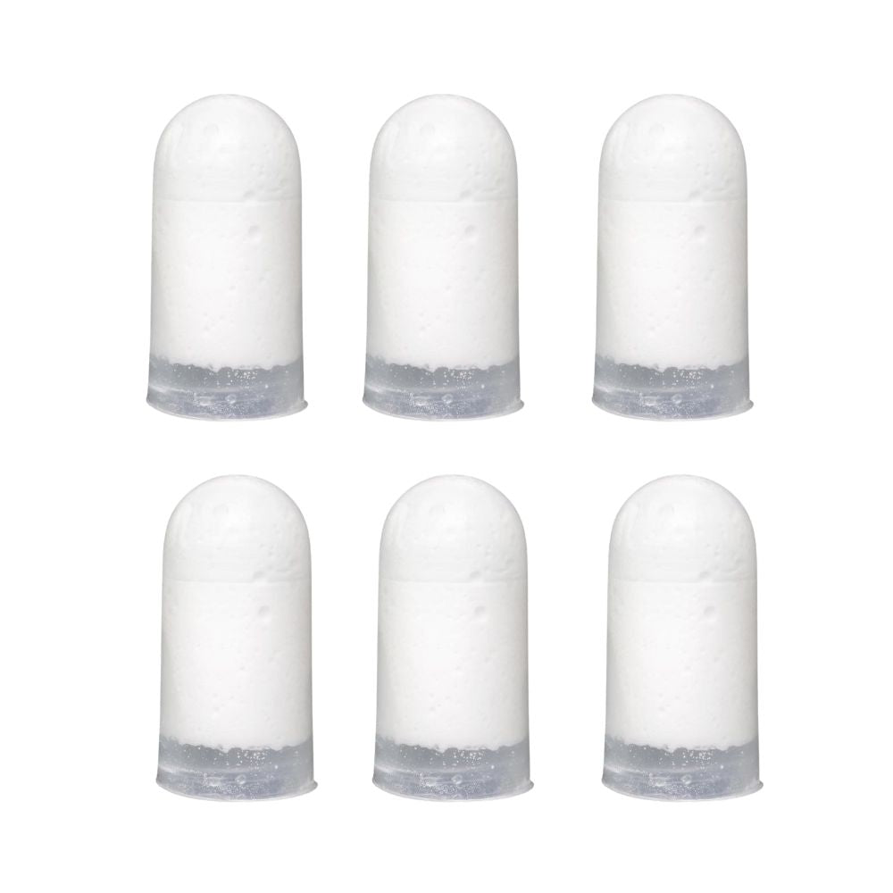 Kit ricarica pezzi 6 polifosfati per caldaie e impianti idrici universali e bcchiere