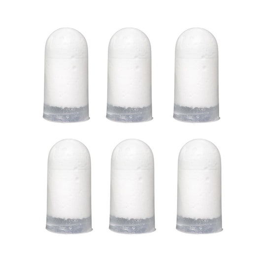 Kit ricarica pezzi 6 polifosfati per caldaie e impianti idrici universali e bcchiere