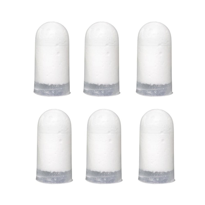 Kit ricarica pezzi 6 polifosfati per caldaie e impianti idrici universali e bcchiere