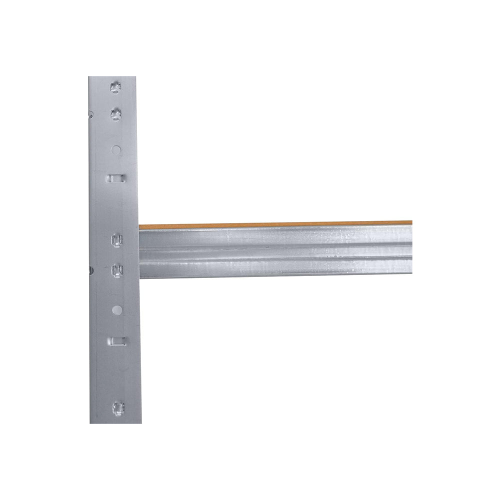 SCAFFALE SCAFFLATURA in Metallo per Officina E Garage 180x90x40 cm | SCAFFALE 5 ripiani con pannelli MDF montaggio a scatto semplice | Portata Massima 875 kg