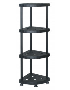Scaffale angolare con 4 ripiani fissi - Modello Tidy 414