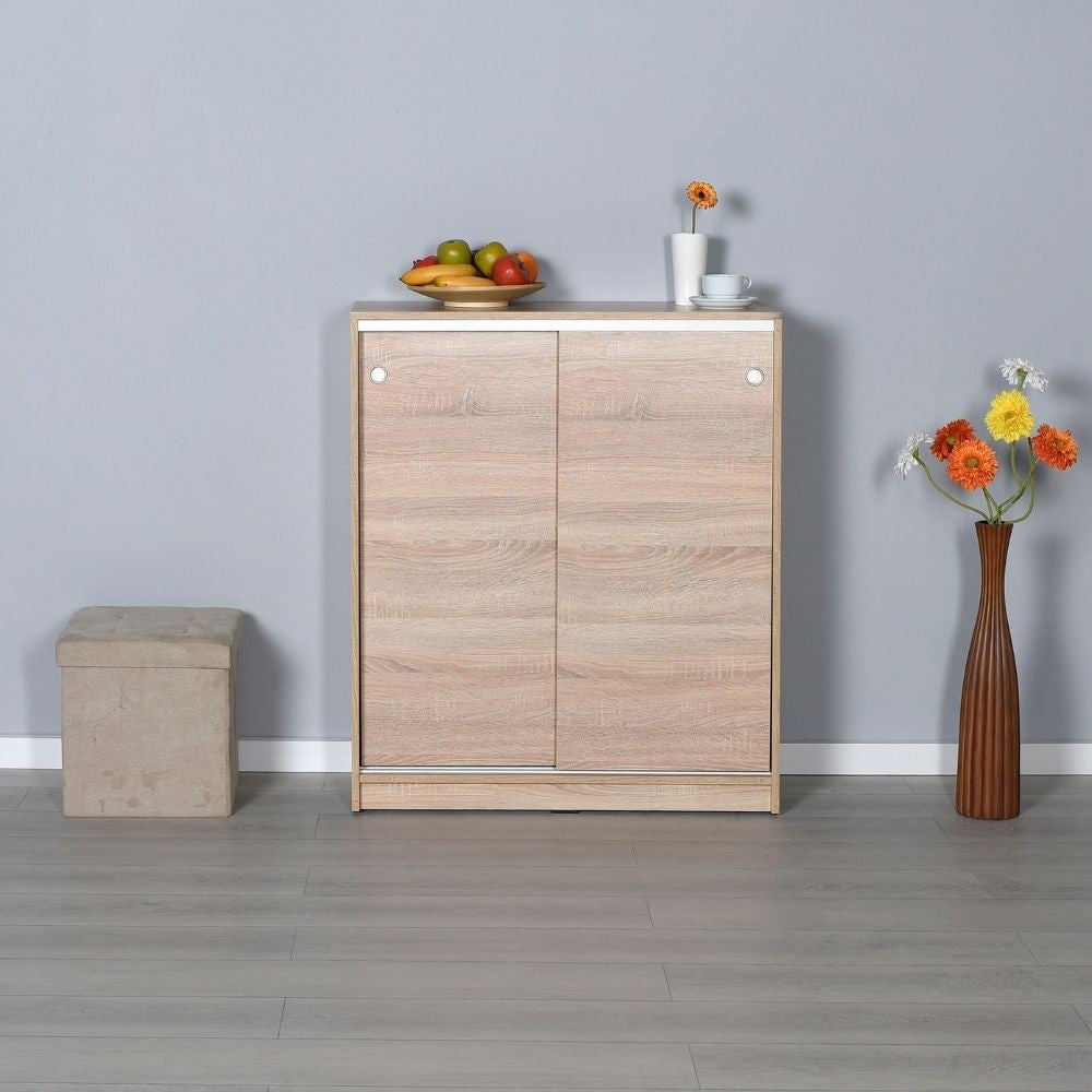 Scarpiera ADR322OAK2023 rovere ante scorrevoli e 4 ripiani