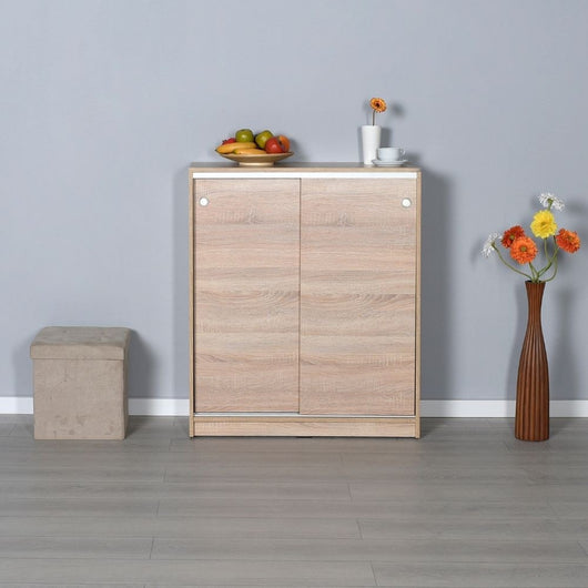 Scarpiera ADR322OAK2023 rovere ante scorrevoli e 4 ripiani