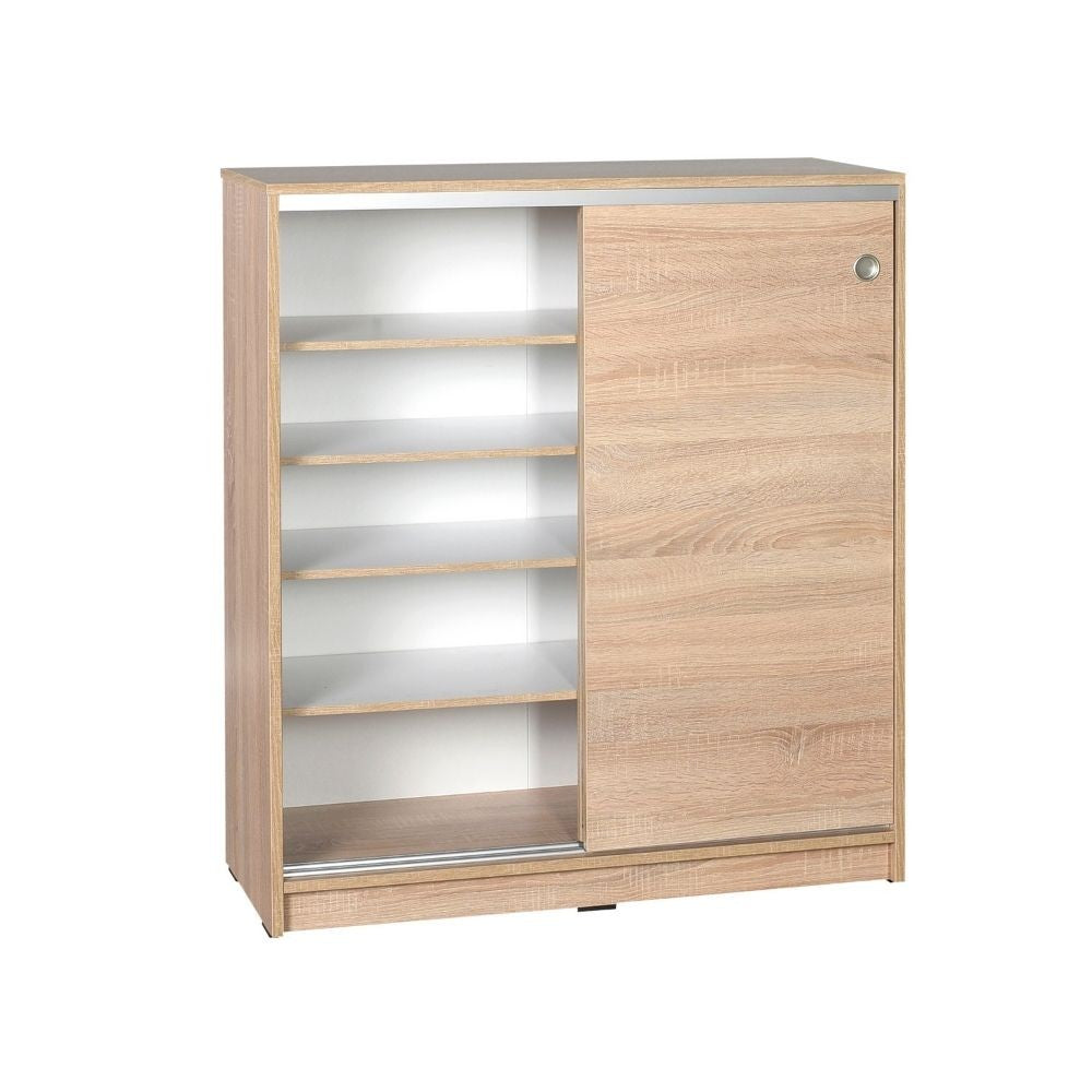 Scarpiera ADR322OAK2023 rovere ante scorrevoli e 4 ripiani