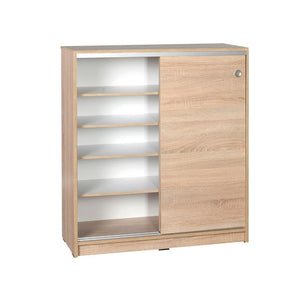 Scarpiera ADR322OAK2023 rovere ante scorrevoli e 4 ripiani