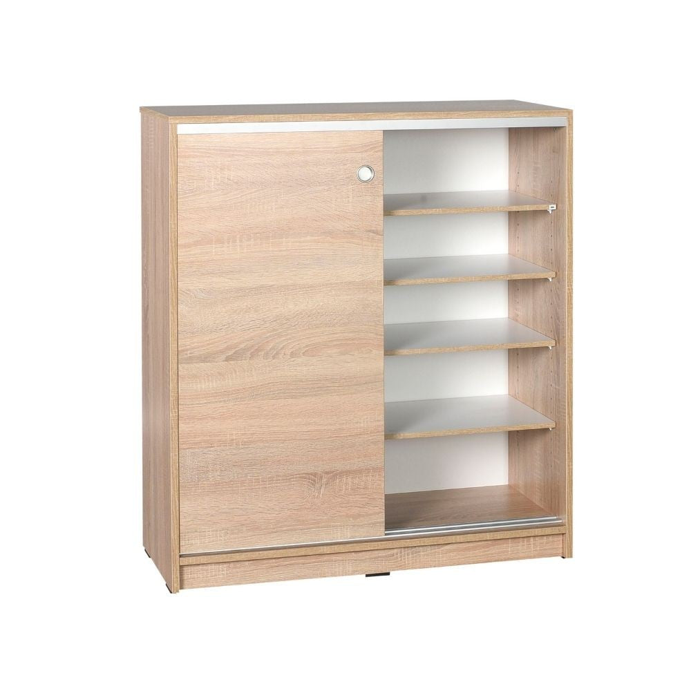 Scarpiera ADR322OAK2023 rovere ante scorrevoli e 4 ripiani