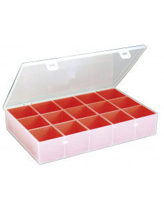 Scatola organizer portaminuterie con 15 vaschette estraibili - Modello Class 14