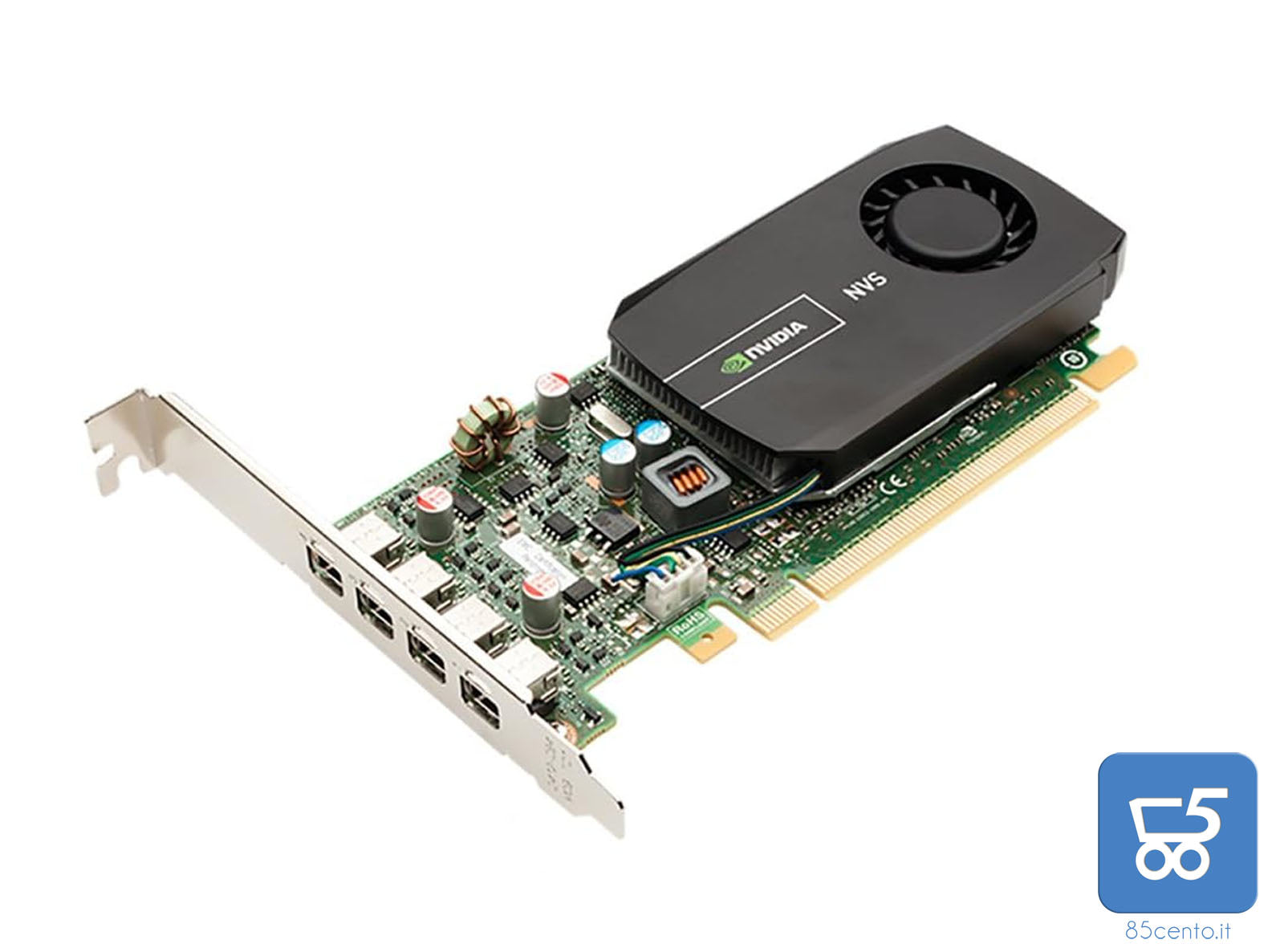 Scheda Grafica Nvidia Quadro NVS 510 4 x Mini displayport  2 GB PCI-e EXPRESS