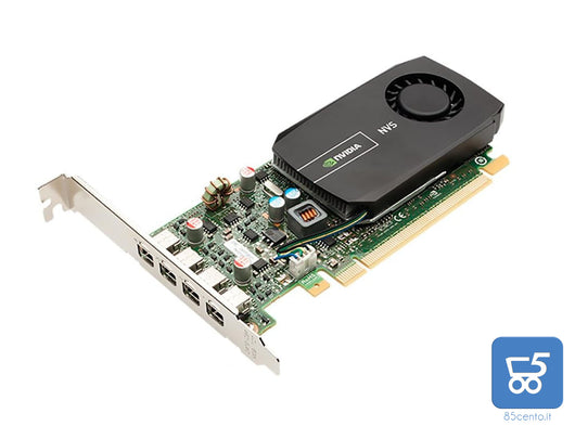 Scheda Grafica Nvidia Quadro NVS 510 4 x Mini displayport  2 GB PCI-e EXPRESS