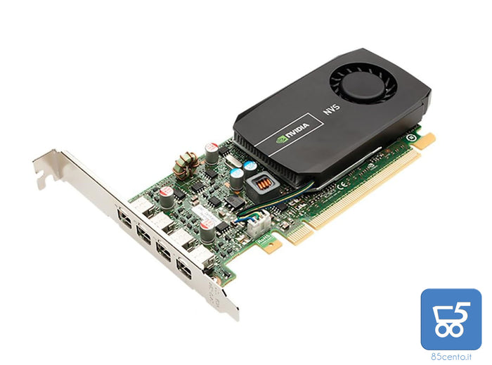Scheda Grafica Nvidia Quadro NVS 510 4 x Mini displayport  2 GB PCI-e EXPRESS
