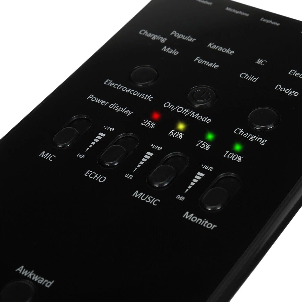 Scheda audio esterna live bluetooth per dirette streaming con microfono HP-202