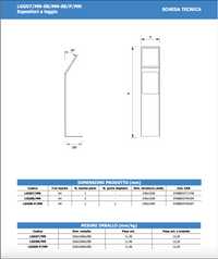 Leggio in metallo verniciato nero