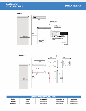 Porta Banner per pali