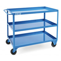 CARRELLO PORTA ATTREZZI PORTA UTENSILI GIGANTE 3 RIPIANI PORTATA MAX 180KG OMCN 208