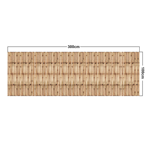 Schermo in canne 300 x 100 cm da giardino 03_0006559