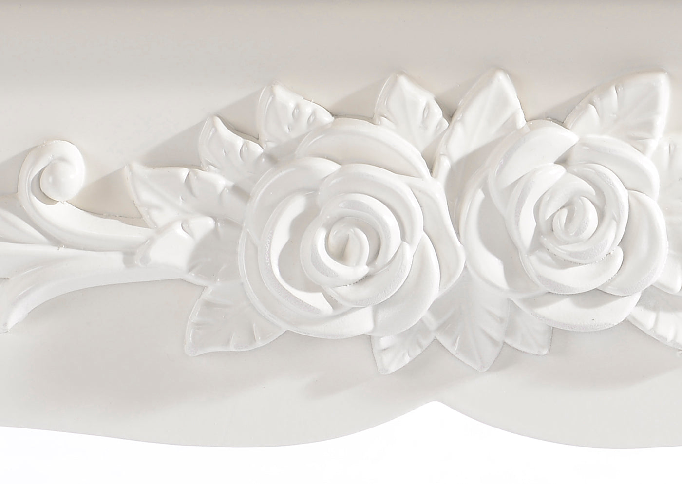 Sgabello da toeletta in legno MDF bianco crema 19_0000469