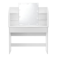 Tavolo da Toeletta Köla con LED - Bianco [en.casa]