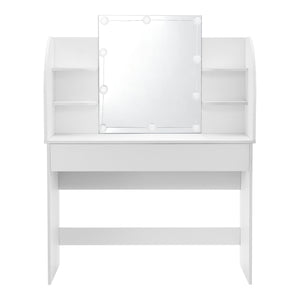 Tavolo da Toeletta Köla con LED - Bianco [en.casa]