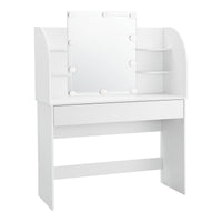 Tavolo da Toeletta Köla con LED - Bianco [en.casa]