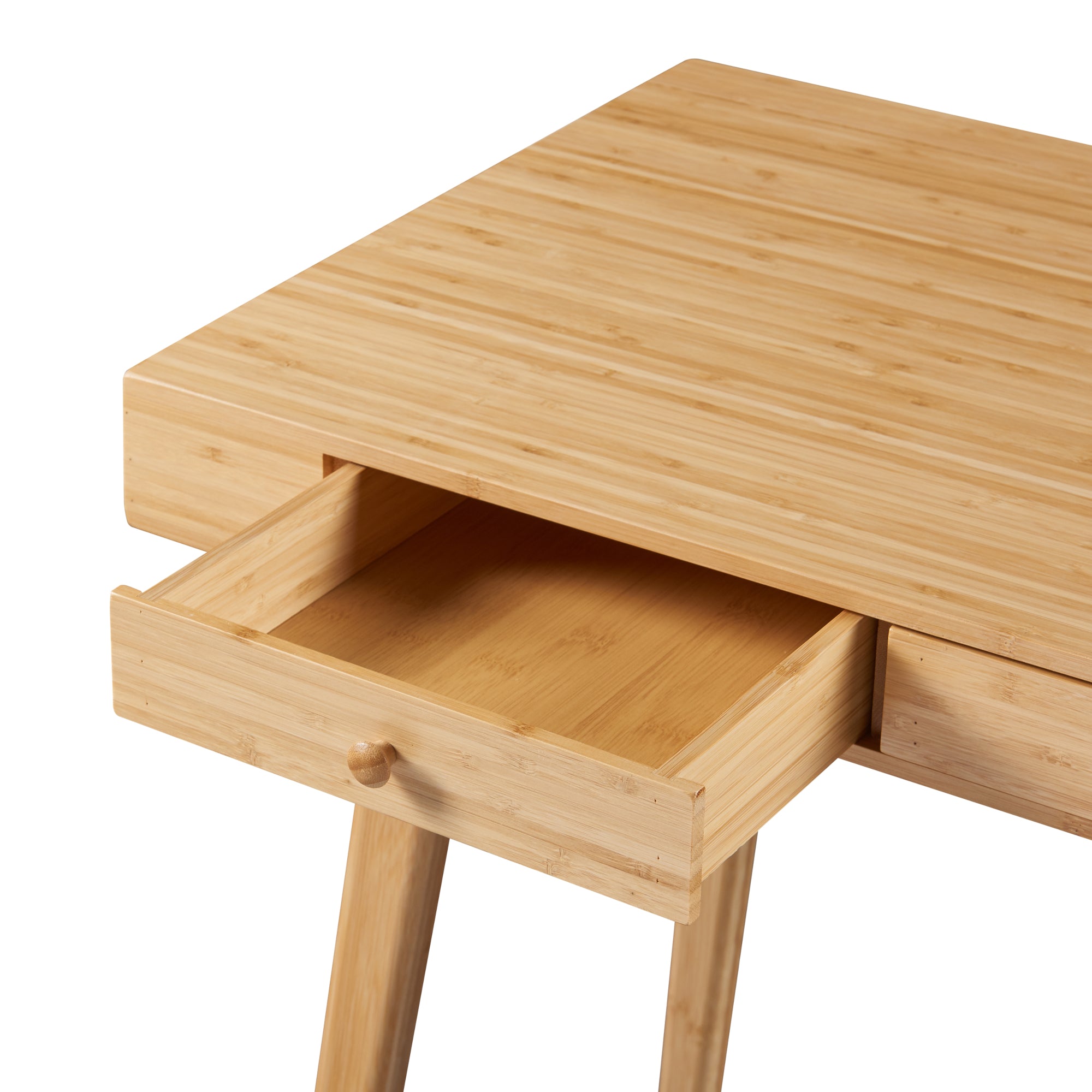 Scrivania Hässleholm in Bambù 100 x 50 cm color Naturale [en.casa]