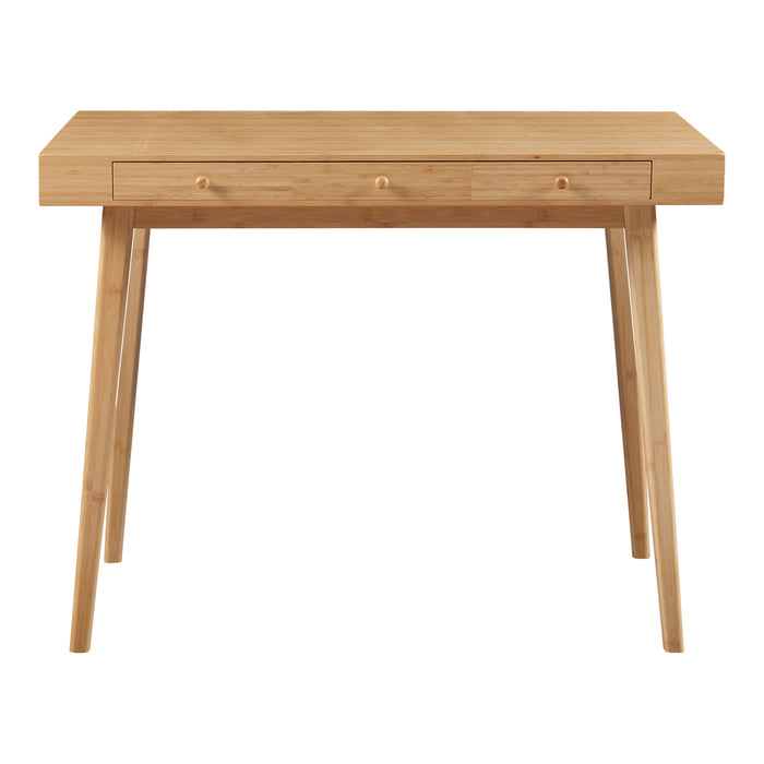 Scrivania Hässleholm in Bambù 100 x 50 cm color Naturale [en.casa]