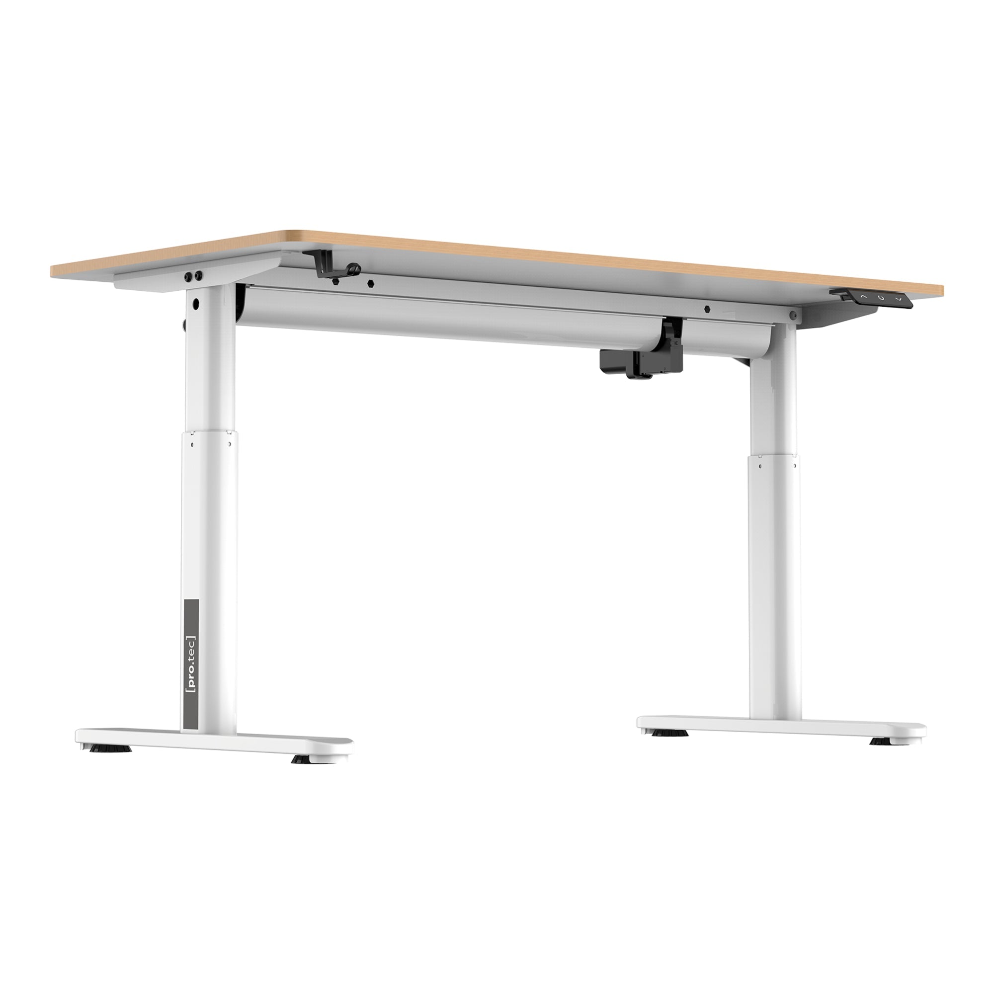 Tavolo elettrico postazione scrivania con altezza regolabile per bambini ringe 120 x 60 cm bianco 03_0006663