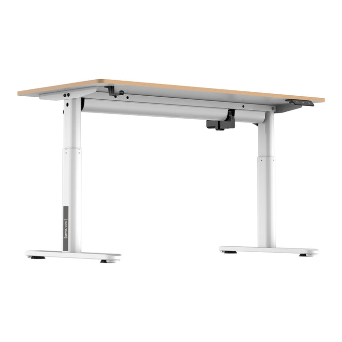 Tavolo elettrico postazione scrivania con altezza regolabile per bambini ringe 120 x 60 cm bianco 03_0006663