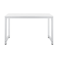 Scrivania Herning Tavolo PC con Piano Rettangolare 120x60 cm - Bianco [en.casa]