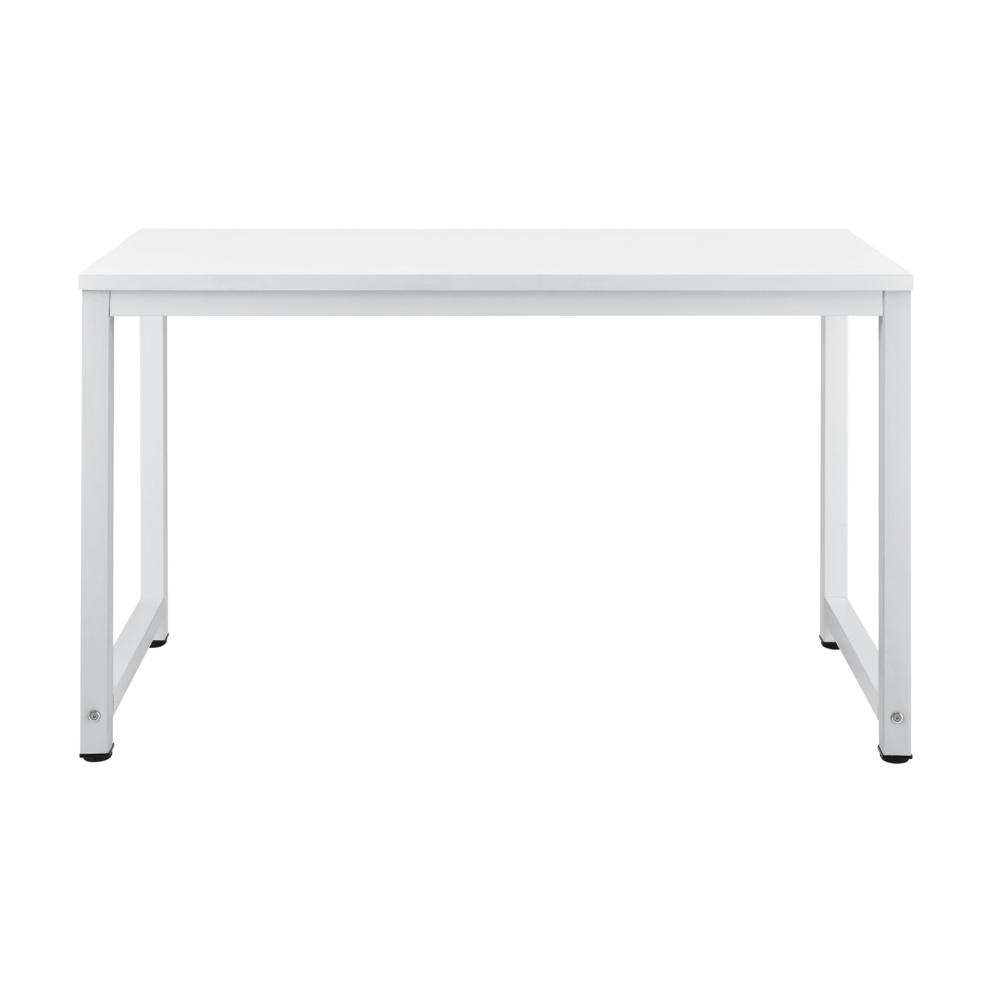 Scrivania Herning Tavolo PC con Piano Rettangolare 120x60 cm - Bianco [en.casa]