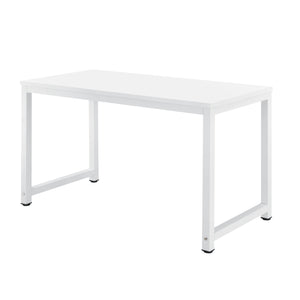 Scrivania Herning Tavolo PC con Piano Rettangolare 120x60 cm - Bianco [en.casa]